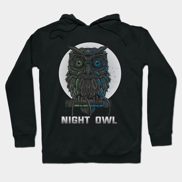 Night Owl 2.0 Hoodie by aimey